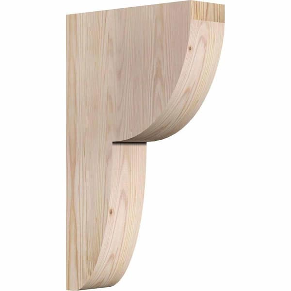 Ekena Millwork 3-1/2 in. x 12 in. x 20 in. Douglas Fir Crestline Smooth Corbel