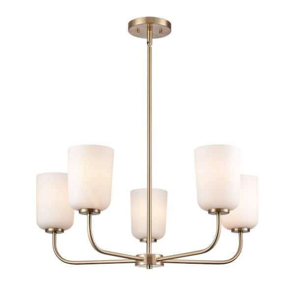 Laphia 5 Light Modern Gold Chandelier Ceiling Light