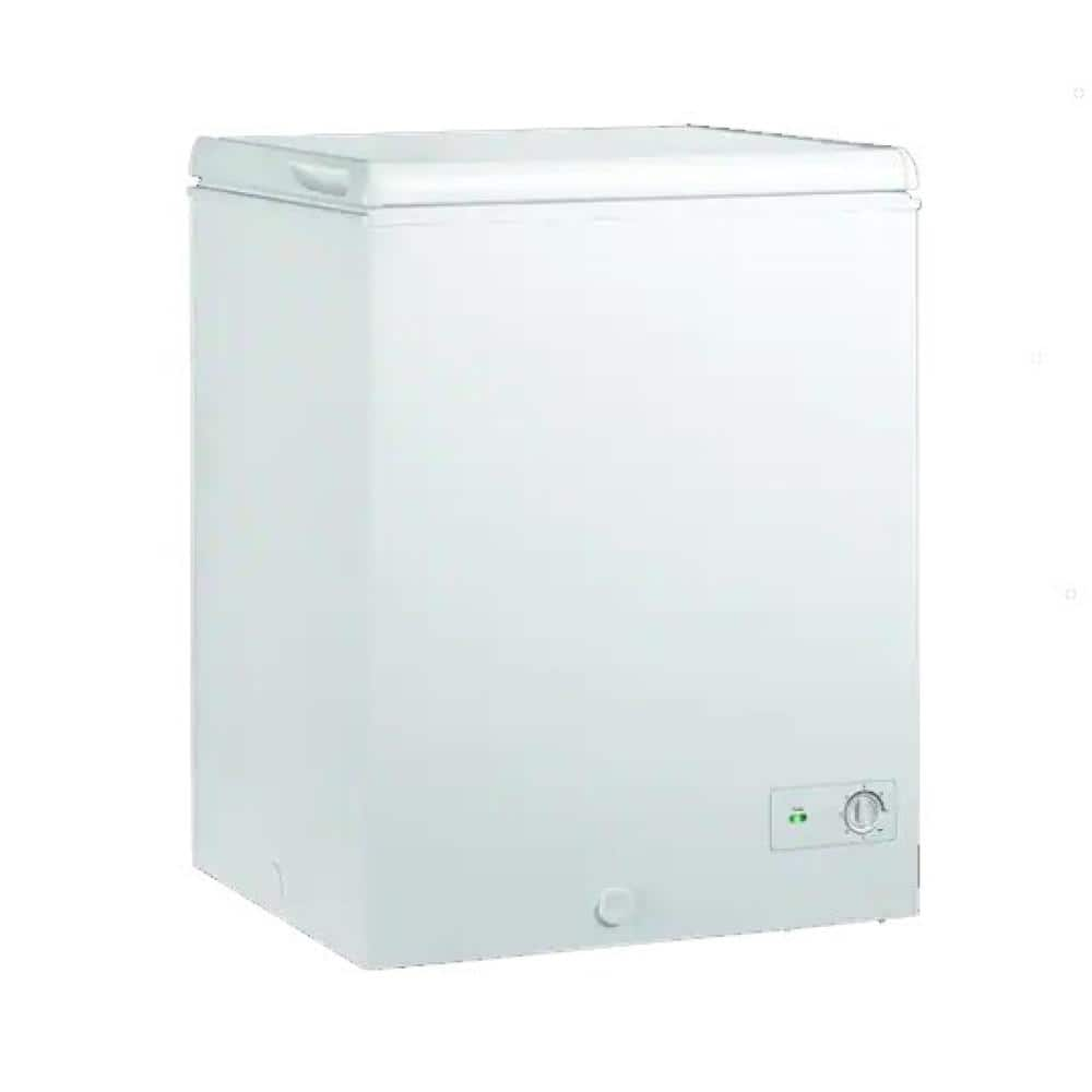 Danby 44 in. 10.0 cu. ft. Manual Defrost Square Model Chest Freezer DOE  Garage Ready in White DCF100A6WM - The Home Depot