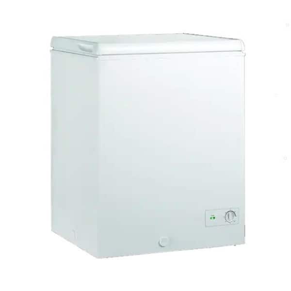 Vissani 6.9 cu. ft. Manual Defrost Chest Freezer with LED Light Type in White Garage Ready