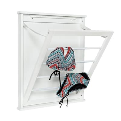 Greenway Indoor/Outdoor Foldable Drying Rack, with Optional Wall-Mount  GCL31AL - The Home Depot