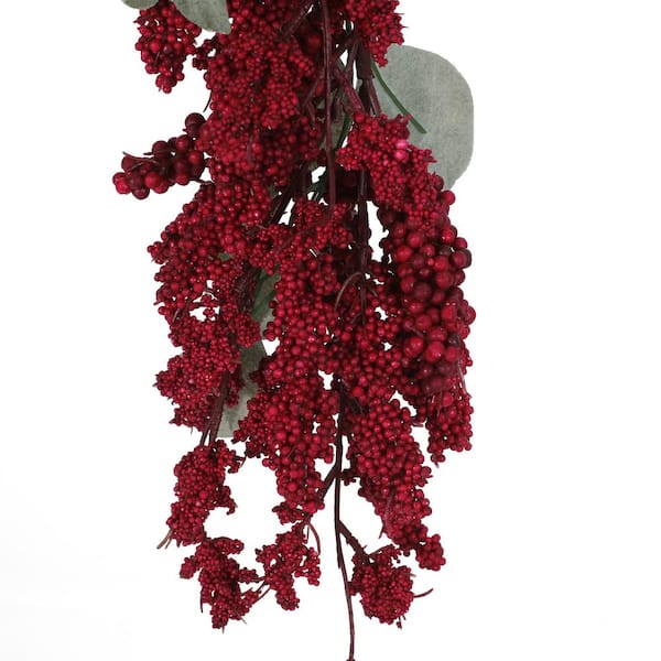 Noble House Mariette 4.5 ft. Snowberry Artificial Christmas