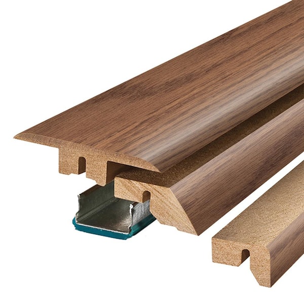 PERFORMANCE ACCESSORIES Squirrel 0.75 in. T x 2.37 in. W x 78.7 in. L Textured Wood Look Laminate Moulding/Trim 4 in 1 Molding