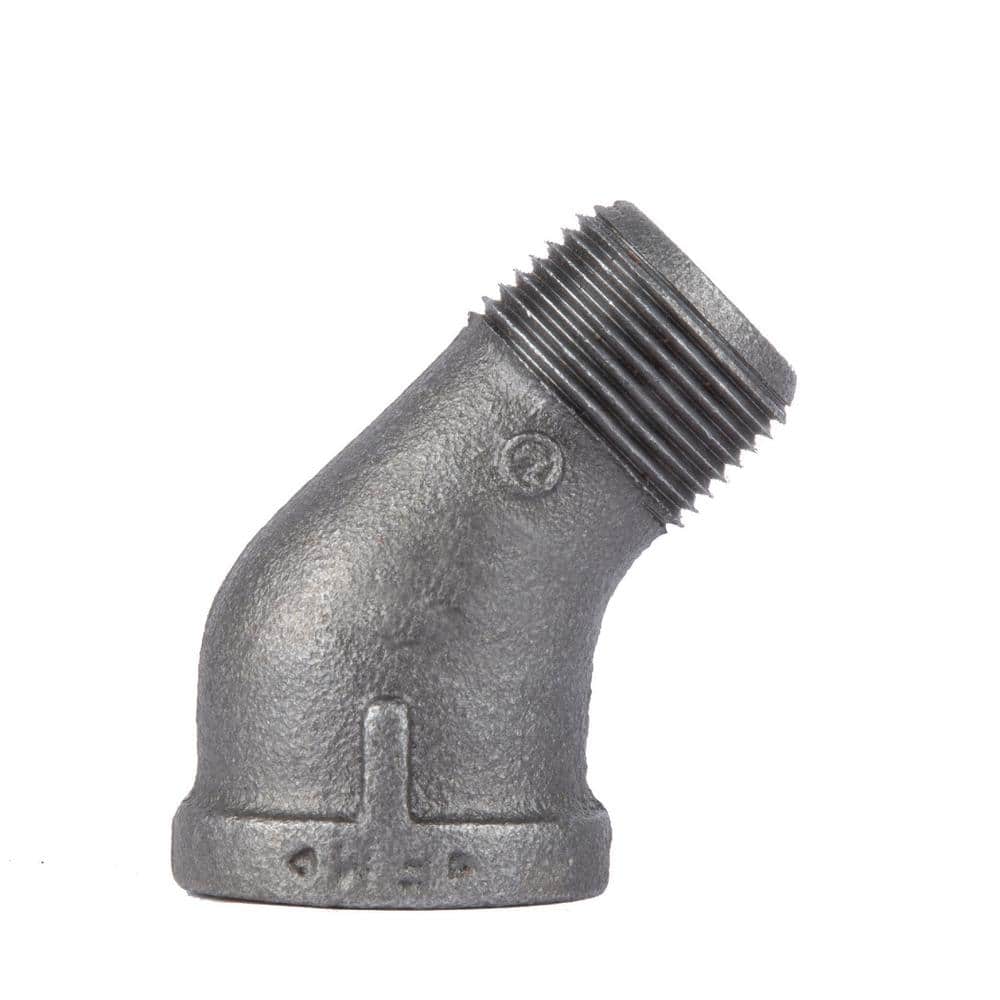NDS PVC Sewer and Drain 45 Degree Street Elbow, 4 in. Hub x