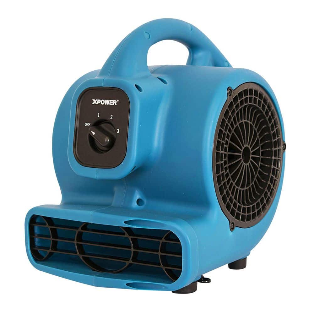 Utility Portable Blower Fan Multi-Purpose Mini Mighty Air Mover 600 CFM 3-Speed