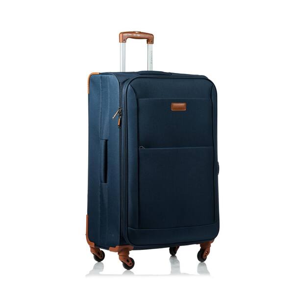 Classic 28 in.,24 in., 20 in. Navy Softside Luggage Set with