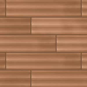 Indoterra Brick 2 in. in. x 9 in. Matte Porcelain Fluted Concrete Look Wall Tile (5.72 sq. ft./case)