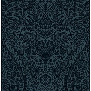 ESTAhome Cicely Green Leopard Skin Wallpaper, 20.9-in by 33-ft, 57.48 sq.  ft. 