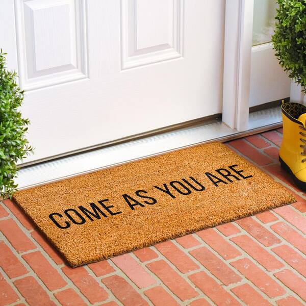 Come as you are 12 in. x 24 in. Door Mat