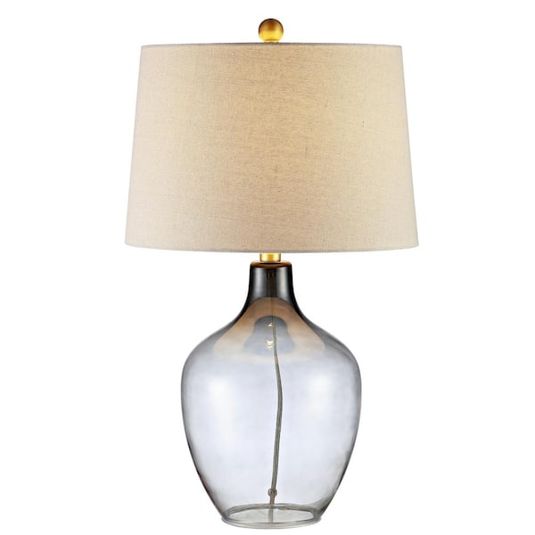 SAFAVIEH Larzen 25.5 in. Ombre Gray Table Lamp