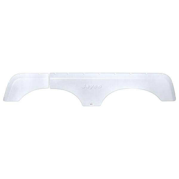 ICON Tandem Axle Fender Skirt FS2640 for Jayco-Polar White