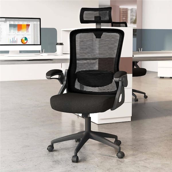 Costway Mesh Reclining Ergonomic Gaming Chair in . Black