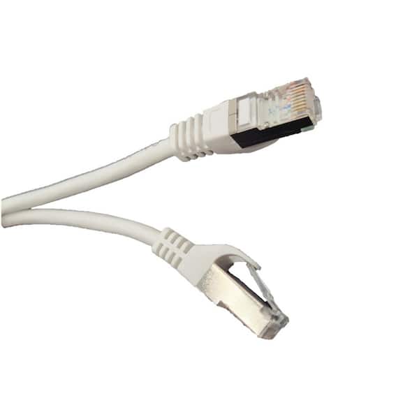 Etokfoks 6 ft. RG6 Shielded Gold Plated Cat 8 Cable Wire - White  MLPH003LT094 - The Home Depot