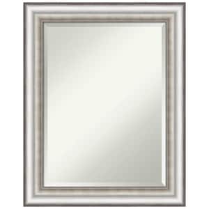 Salon Silver 23.25 in. H x 29.25 in. W Framed Wall Mirror