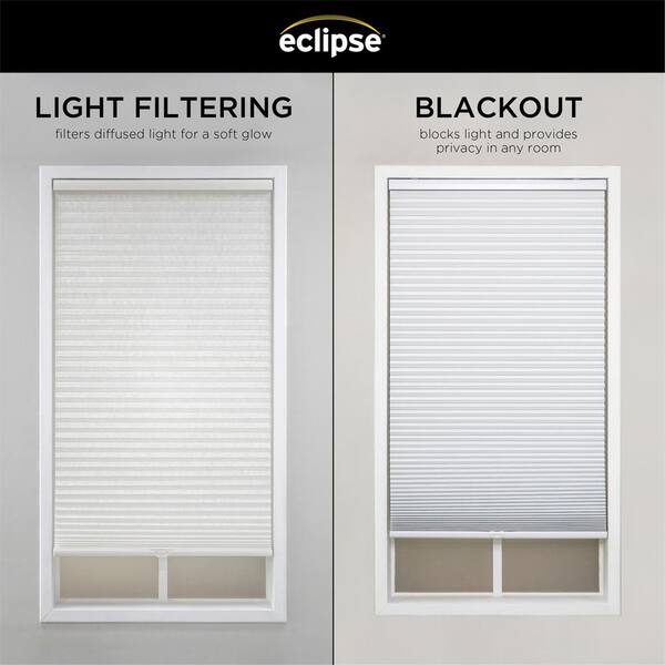 DEZ FURNISHINGS Cordless 1" Light Filtering Cellular Shade, 31.5 "W X 48"H, White