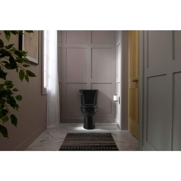 KOHLER Highline Two-Piece 1.6 GPF Flapper/Piston Elongated Toilet