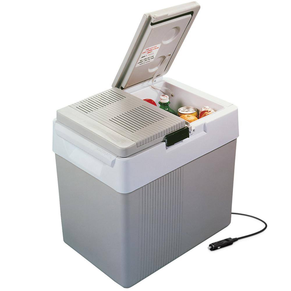 Koolatron 33 Qt. (31 L) Thermoelectric Kargo Cooler, White and Grey -  P65