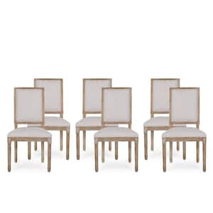 Robin Light Gray and Natural Side Chair (Set of 6)