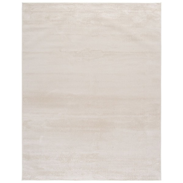 Revive 11 ft. x 14 ft. Beige Solid Area Rug