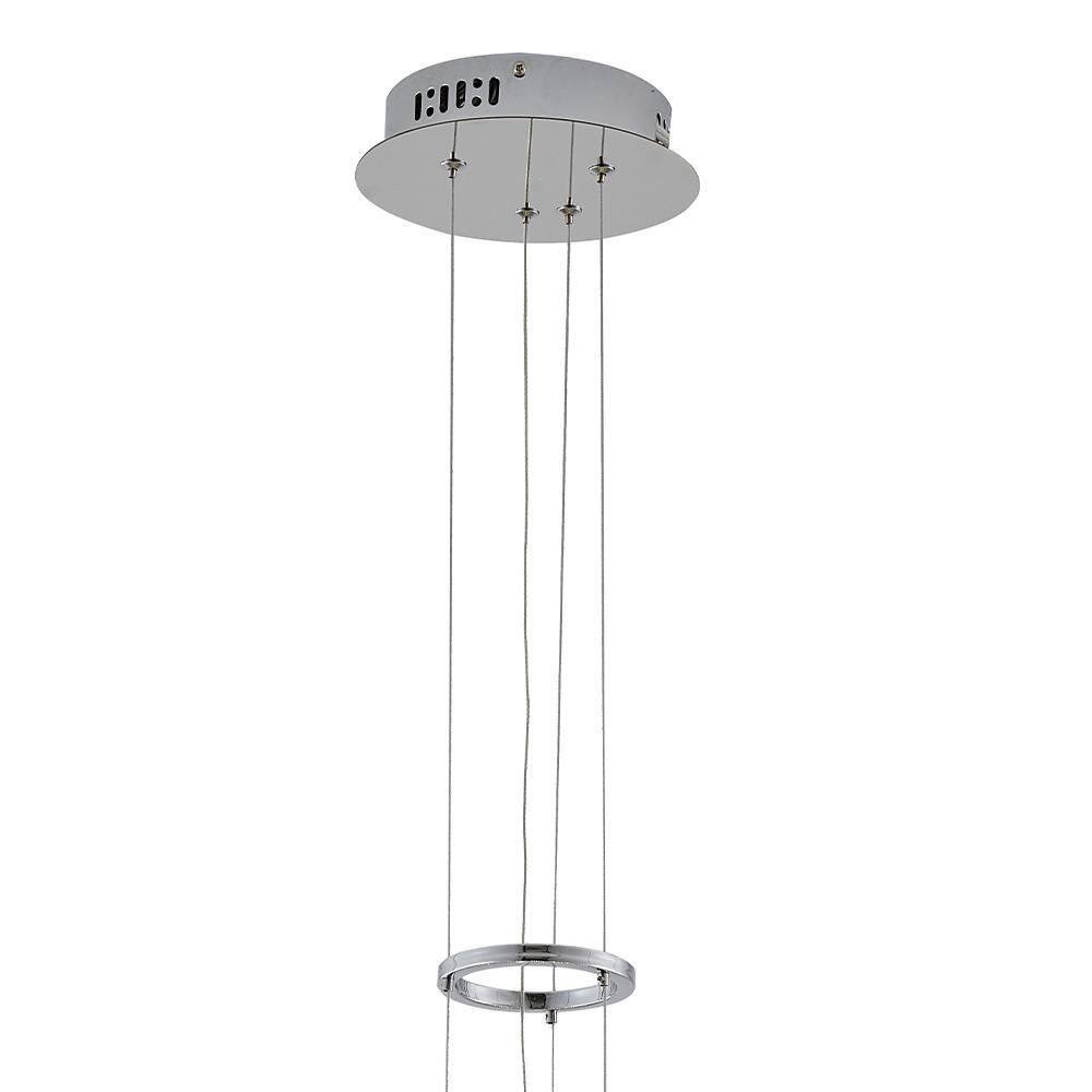 Chrome Crystal LED Mini Pendant Light
