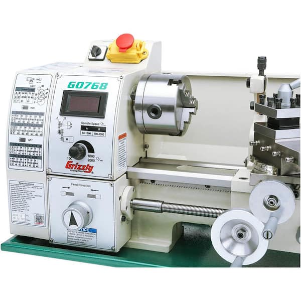 Grizzly Industrial 8 in. x 16 in. Variable-Speed Lathe G0768 - The