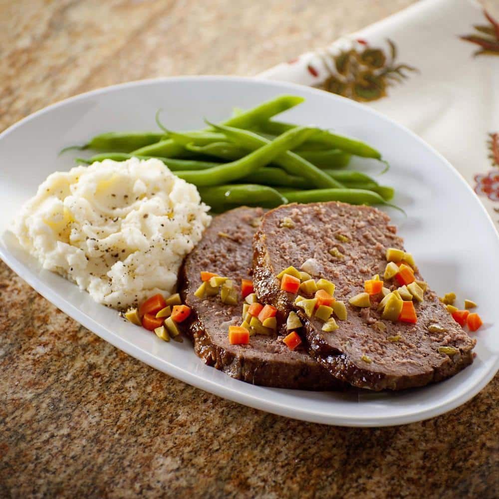 Aluminum Non-Stick Meatloaf Pan with Lifting Trivet