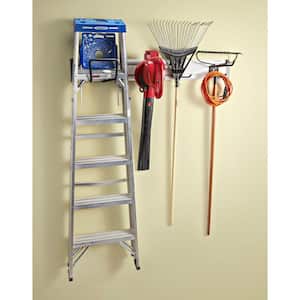 48 in. L GearTrack Lawn and Garden Garage Wall Storage Kit with 4-Hooks