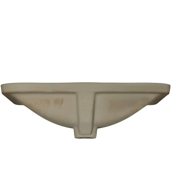Undermount Porcelain Bathroom Sink in White with Pop-Up Drain in Brushed Nickel Undermount Porcelain Bathroom Sink in White with Pop-Up Drain in Brushed Nickel
