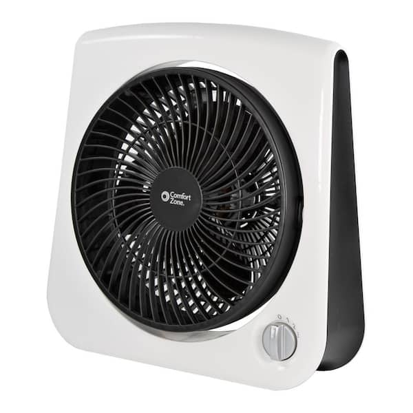 BLACK+DECKER 9-in 3-Speed Indoor White Desk Fan in the Portable Fans  department at