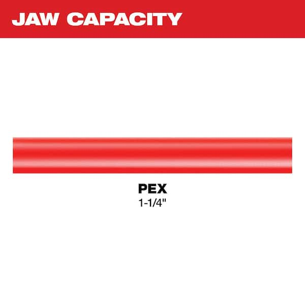 Milwaukee 1-1/4 in. PEX Crimp Jaw for M18 FORCE LOGIC Press Tool