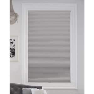 Gray Sheen Cordless Blackout Cellular Honeycomb Shade, 9/16 in. Single Cell, 18 in. W x 48 in. H