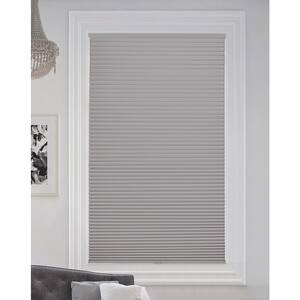 Gray Sheen Cordless Blackout Cellular Honeycomb Shade, 9/16 in. Single Cell, 58.5 in. W x 48 in. H