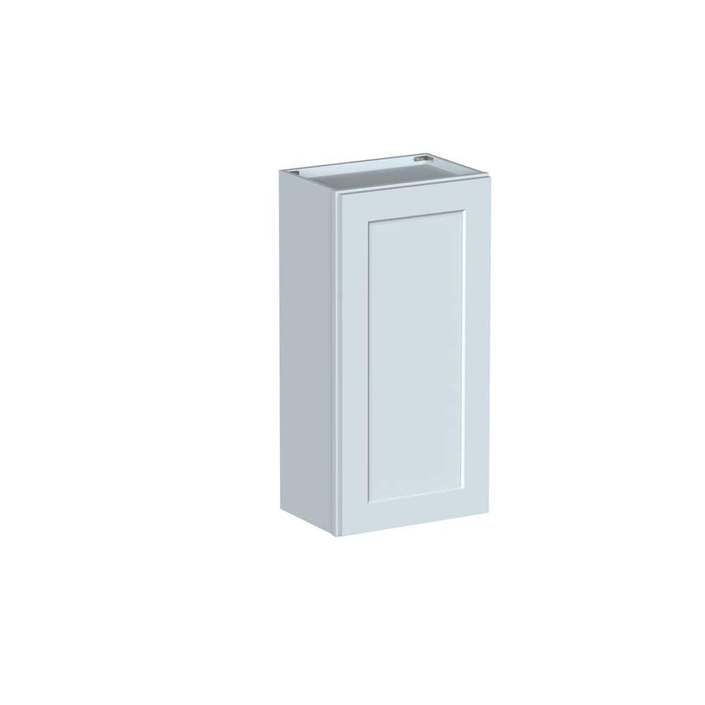 "Shaker Style 18"" W x 12"" D x 36"" H Wood Frame Ready to Assemble Single Door Wall Kitchen Cabinet in Dove Grey" price history on PriceWatchPro