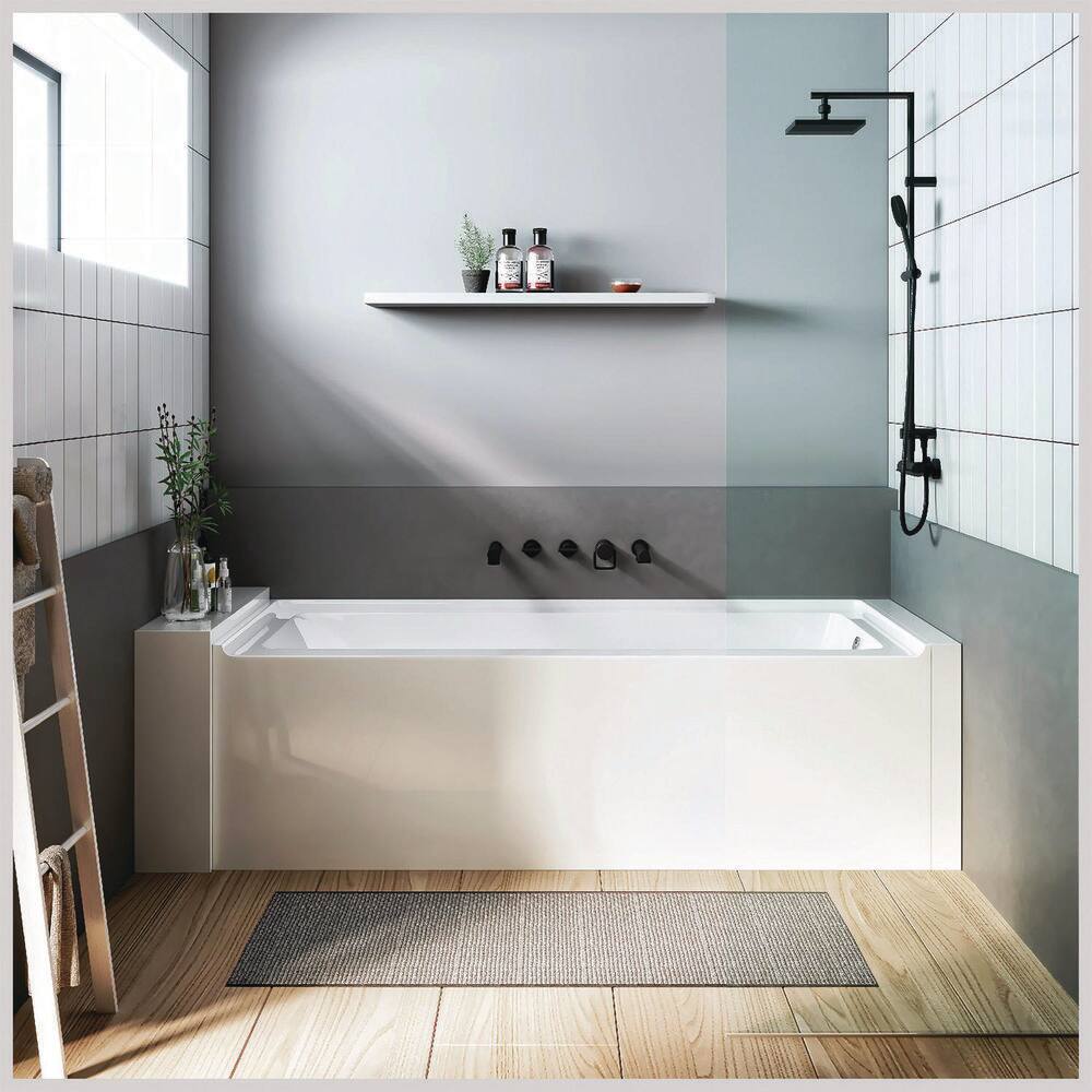 Eviva EVTB3215--60WH Bathtub, 60", White