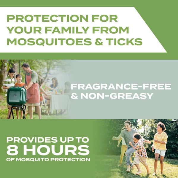 Insect Repellent, Mosquito And Tick Repellent For Your Skin, Fragrance-Free, 6 oz.