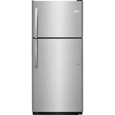 20.4 cu. ft. Top Freezer Refrigerator in Stainless Steel