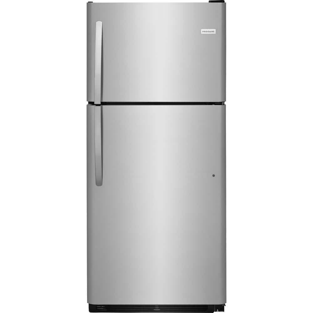 30 in. 20.4 cu. ft. Top Freezer Refrigerator in Stainless Steel