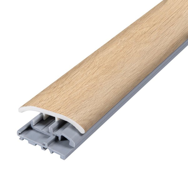 Vesinet 0.31 in. T x 2 in. W x 78.7 in. L Vinyl 4-in-1 Molding