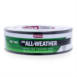 1.89 in. x 60 yd. 398 All-Weather HVAC Duct Tape in Black