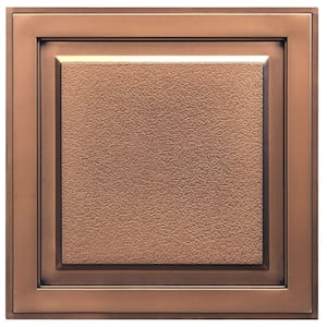 Element 2 ft. x 2 ft. Lay-in or Glue-up Ceiling Tile in Antique Bronze (40 sq. ft. / case)