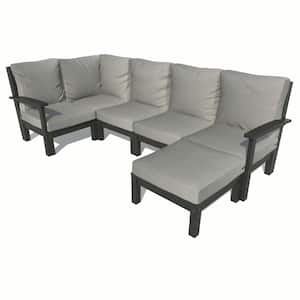 Highwood Bespoke Deep Seating 6-Piece Plastic Outdoor Sectional Set ...