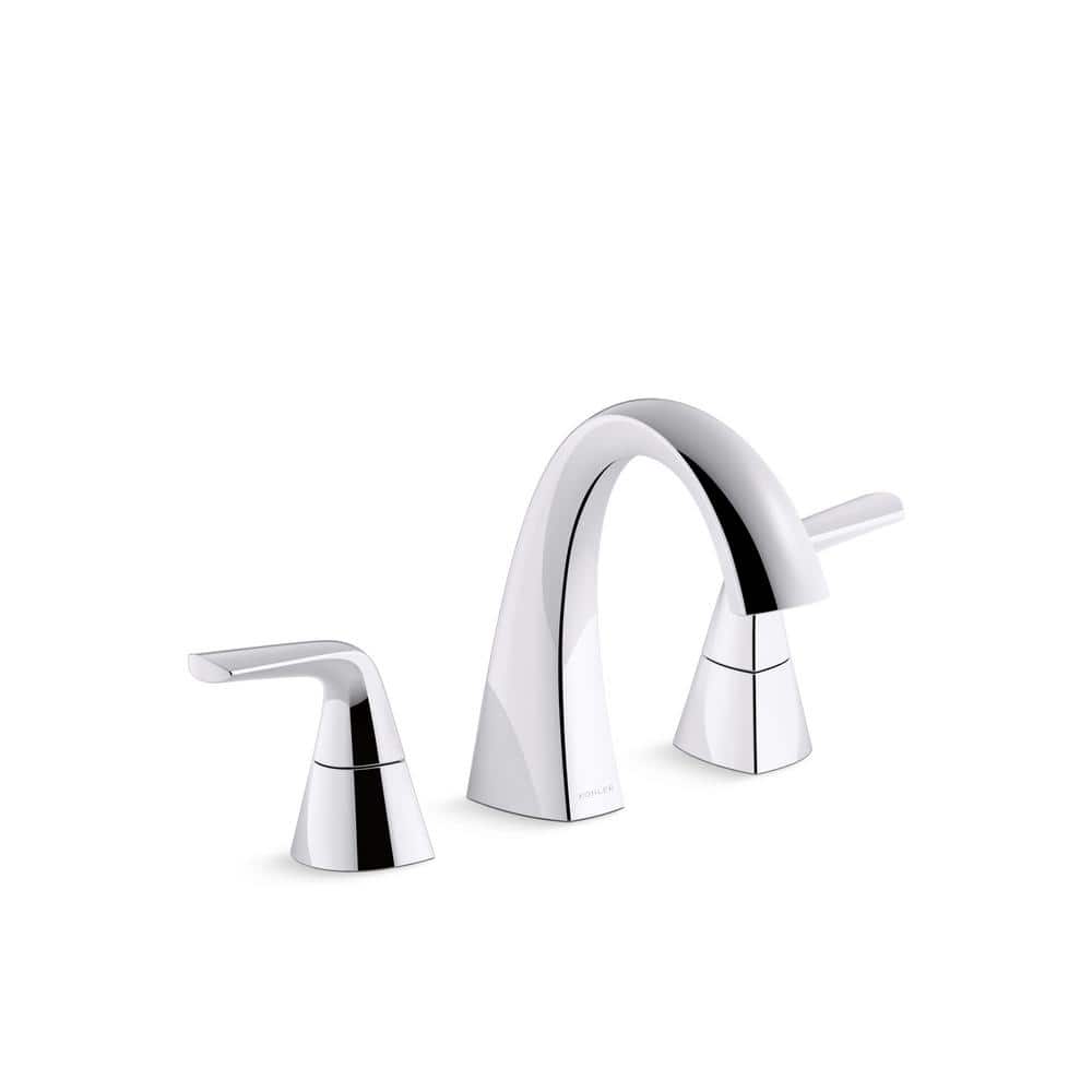 KOHLER Capilano 8 in. Widespread 2-Handle Bathroom Faucet in Vibrant Brushed  Nickel K-R30582-4D-BN - The Home Depot