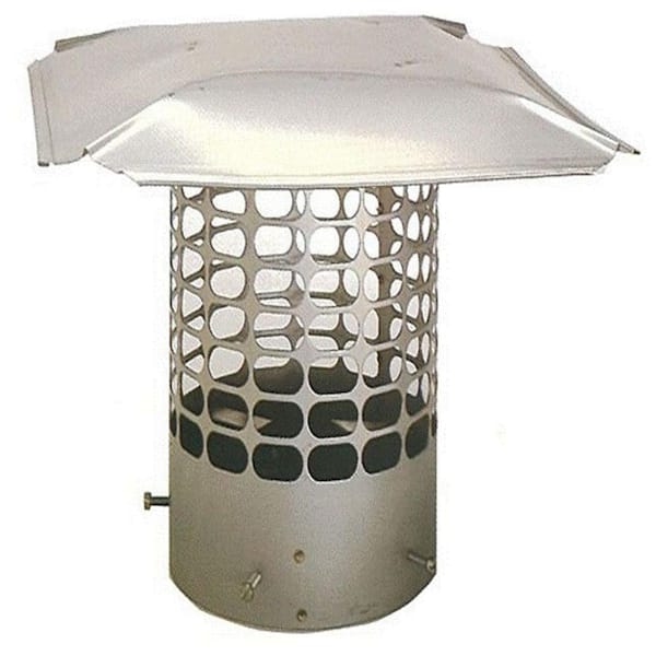 The Forever Cap 12 in. Round Adjustable Forever Damper Chimney Cap