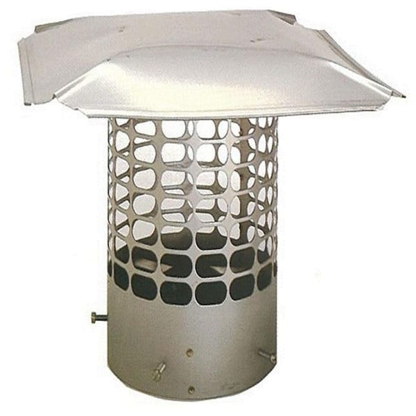 The Forever Cap 7.25 in. Round Adjustable Stainless Steel Chimney Cap