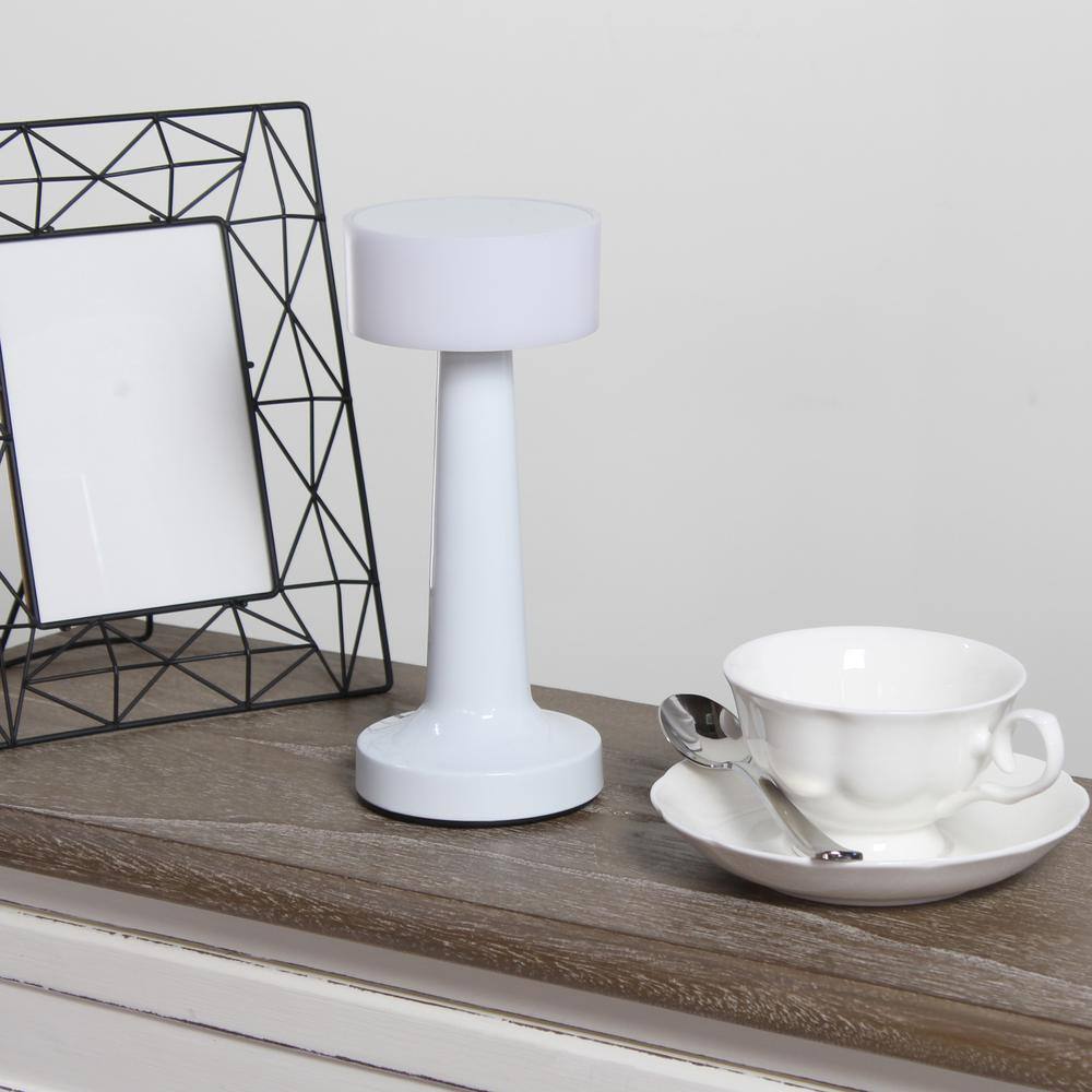 White Mushroom Magic Dimming Cordless Touch Sensor Desk Lamp