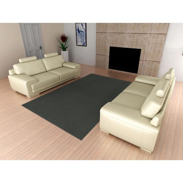 Garland Town Square 5 x 7 Black Indoor Solid Area Rug Garland Town Square 5 x 7 Black Indoor Solid Area Rug