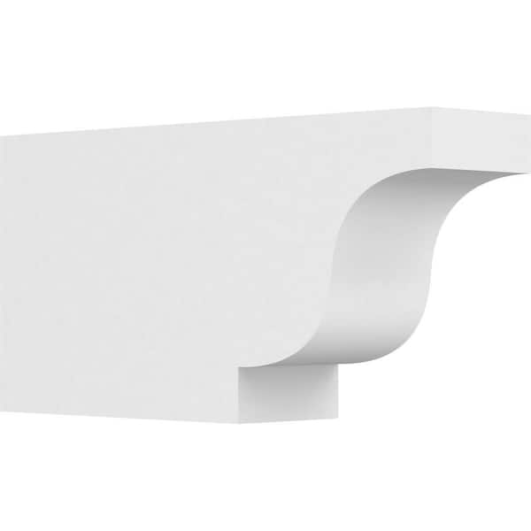 Ekena Millwork 5 in. x 10 in. x 20 in. Standard Newport Architectural Grade PVC Rafter Tail Brace