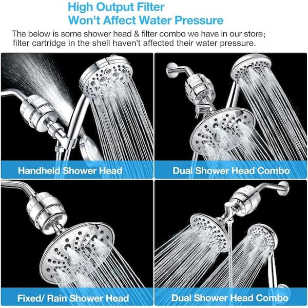 20-Stage Premium Shower Filter Replacement Cartridge With Spin
