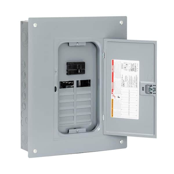 Square D 100-Amp Main Breaker Load Center Outdoor Panel Box 24-Circuit 24-Space 