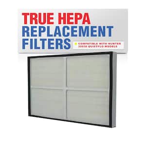 True HEPA Filter Replacement Compatible with Hunter 30938 QuietFlo 30115, 30145, 30170, 30175, 30185 Air Purifier